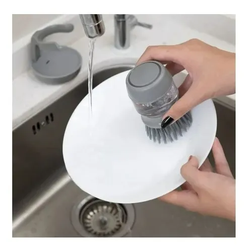 Cepillo Dispensador Jabon Liquido Lava Loza Lavaplatos