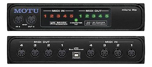 Motu Interfaz Midi Usb Micro Lite