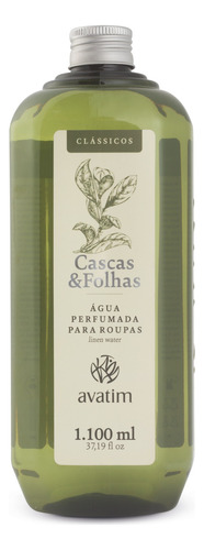 Água Perfumada Para Roupas Cascas & Folhas 1100 Ml