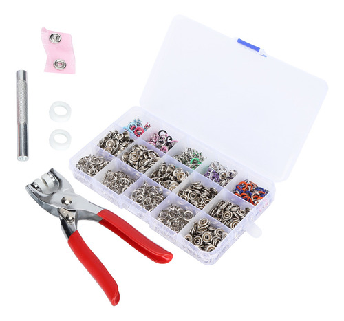 Presione Stud 200 Juegos De Broches Huecos De Metal Con Punt