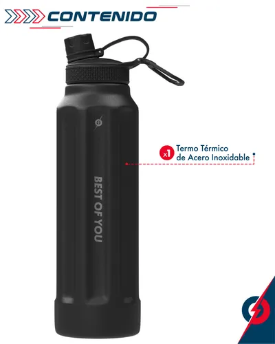 Termo Botella Agua Térmica Deportiva Gimnasio Oficina Pbold