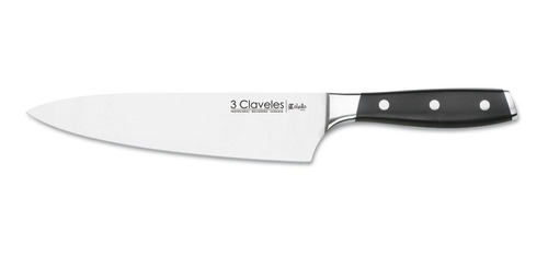 Cuchillo Cocinero 20 Cm 8'' Forjado Toledo 3 Claveles (1533)