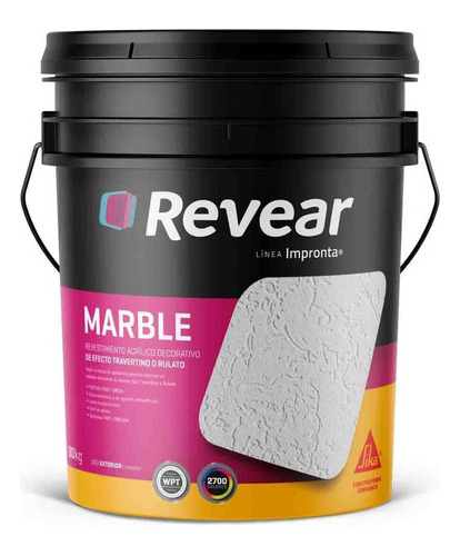 Revear Marble Revestimiento Texturado Acrilico  30kg Pintumm