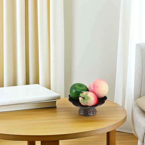 Cuenco Decorativo Con Patas De Cerámica Con Pedestal, Fruter