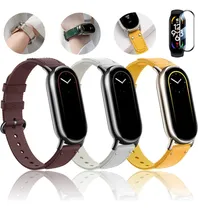 Comprar 3 Correas Y Mica Cristal For Xiaomi Mi Watch Band 8 Cuero