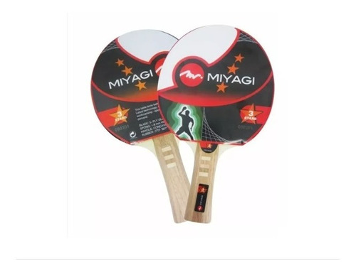 Par De Raquetas De Ping Pong Miyagi 3 Estrellas