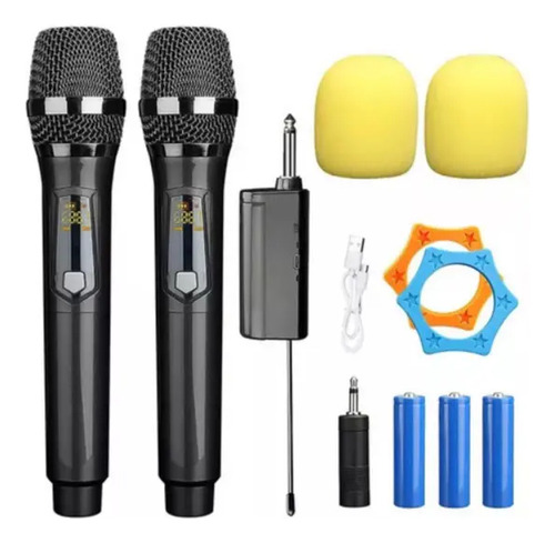 Microfone Sem Fio Coibeu Mac-002 Duplo Profissional
