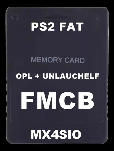 Kit Opl Mc 16mb C/ Opl + Fmcb + Mx4sio + Sd 64gb P/ Ps2 Fat