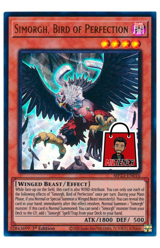 Simorgh, Bird Of Perfection - Ultra - Miltienda - Yugioh