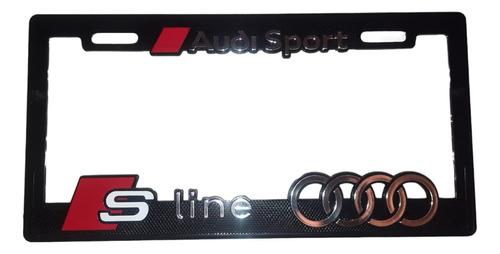 Par Marcos Porta Placas Audi S Line 2 Pz