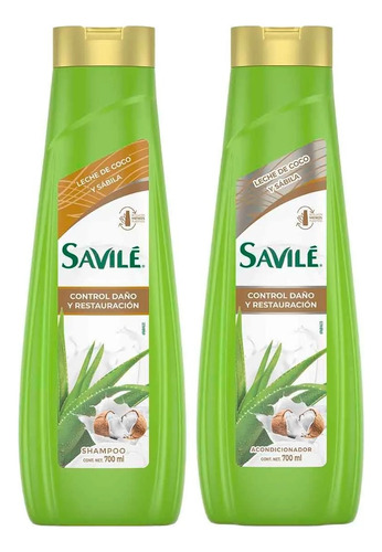 Pack Savilé Leche De Coco 700ml Shampoo + Acondicionador