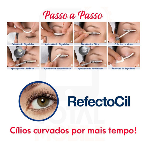 Imagem 4 de 9 de Kit Permanente De Cílios Refectocil 36 Aplicações C/ Anvisa