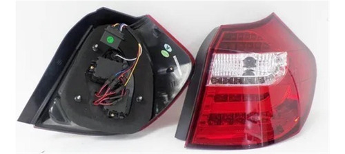 Calaveras Rojas Con Leds Bmw Serie1 04-11