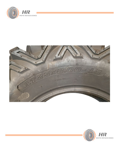 Par (2) Llantas 25x8-12 Para Cuatrimoto Atv F
