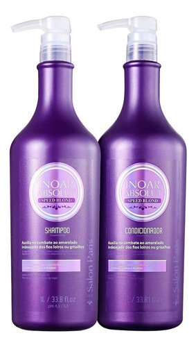 Inoar Absolut Velocidad Rubio Champú 33,8 oz. Y Acondicio.