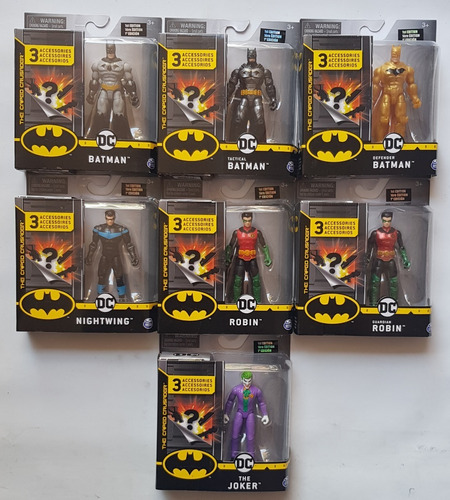 Batman The Caped Crusader  Wave 1 Set De 7 Figuras Nuevas !!