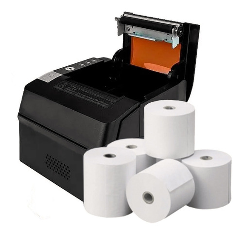 Impresora 80mm Termica Tickets Autocorte Ethernet + 5 Rollos
