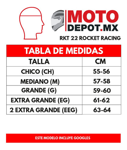 Casco Joe Rocket Rkt 22 Racing Hiviz C/goggles Para Moto