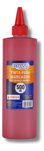 Tinta Marcador Quadro Branco Vermelho 500 Ml Brw