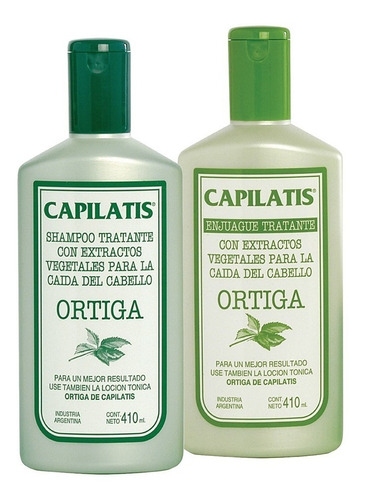 Anticaída Capilatis Ortiga Shampoo Enjuague Frecuente X 2 Un