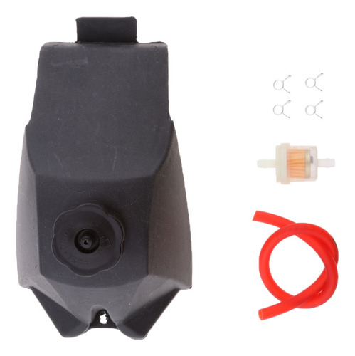 Tanque De Gas + Manguera + Filtro + Clips For 49cc Atv Mini.