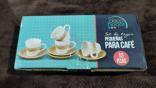 Juego De Tazas De Cafe 12 Piezas 