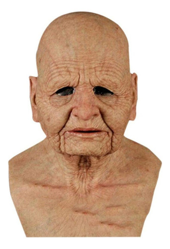 2024 Mascara Latex Anciano Senior Realista Abuela