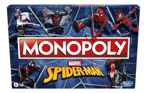 Monopoly Spiderman Marvel Juego Monopolio Hombre Araña