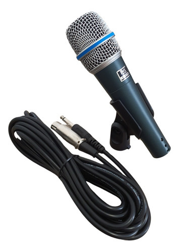 Microfone Profissional Com Fio Jwl Bt-57a