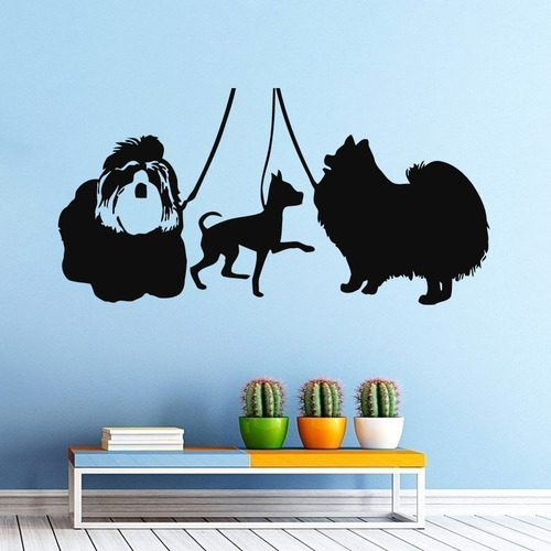 Vinilo Decorativo Dogs Pets Animals     