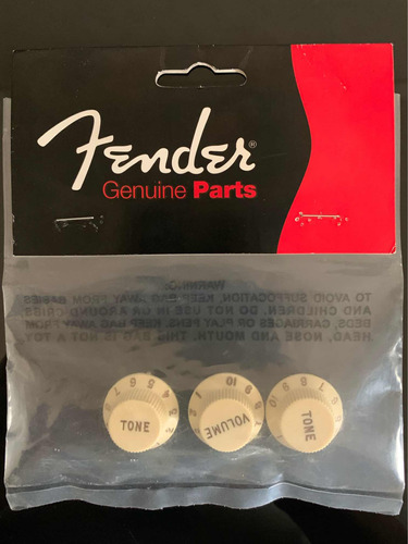 Set De Perillas Fender Stratocaster Crema