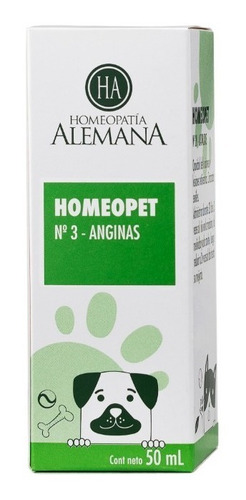 Homeopet Anginas Homeopatía Alemana