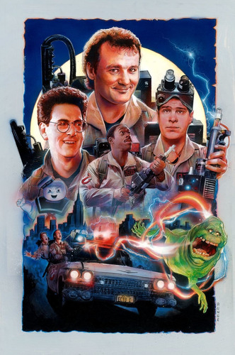 Vinilo Decorativo 30x45cm Cazafantasmas Ghostbusters Cine M1