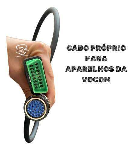 Cabo Scanner Interface Vocom 26 Pinos Com Tomada Obd2 16 Pin