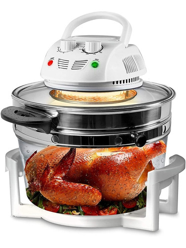 Horno Halógeno, Freidora, Acero Inoxidable, 13 Qt Nutrichef