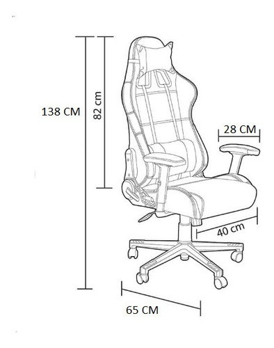 Imagen 8 de 8 de Sillón Gamer Pro Racing Black Edition
