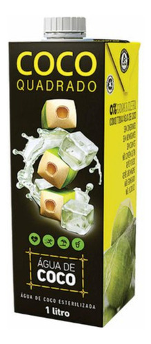 Agua De Coco Quadrado 1litro