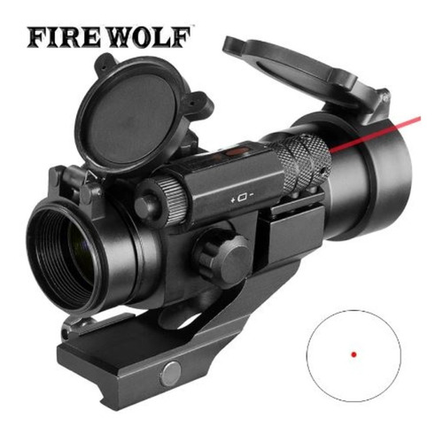 Mira Telescopica Tactica Laser De Punto Rojo Firewolf