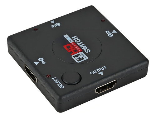 Switch Selector De Video Hd 3 Entradas 1 Salida