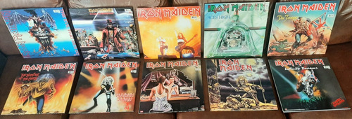 Box 20 Lps Iron Maiden The First Ten Years Up The Irons Raro (Usado)