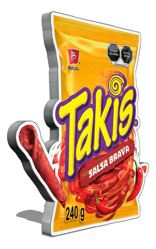 Anuncio Luminoso Barcel Takis Salsa Brava - 75cm