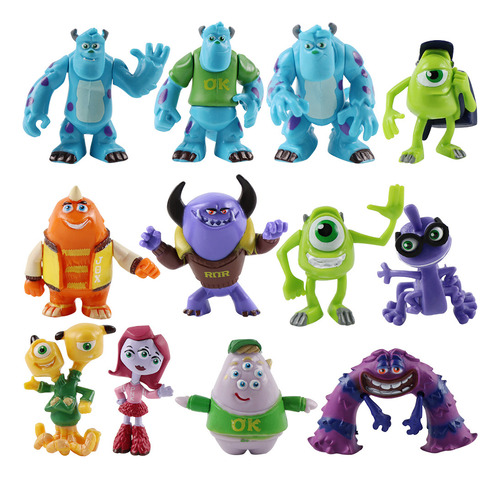 Figuras De Acción Sulley Mike De Monsters University, 12 Uni