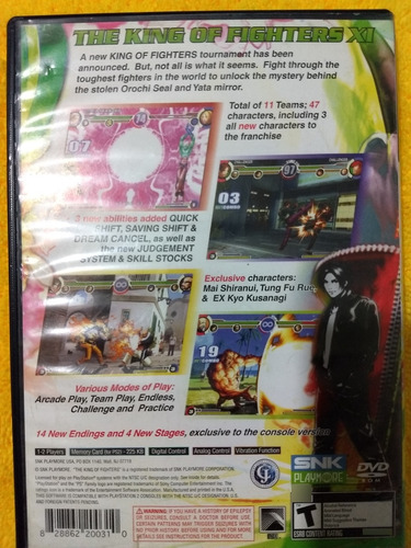 King Of Fighters Xl + Súper Dbz Playstation 2 Ps2 Original (Usado)