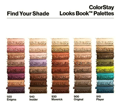 Revlon Colorstay Looks Book Eyeshadow Palette, Insider, 3.4