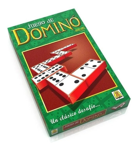 Domino Implas Juego Mesa X 28 Fichas Plasticas Mi Cielo Azul