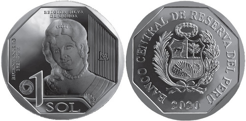 Moneda De Brígida Silva De Ochoa - Colección Bicentenario