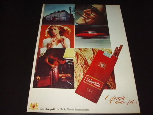 (pb094) Publicidad Clipping Cigarrillos Colorado * 1977