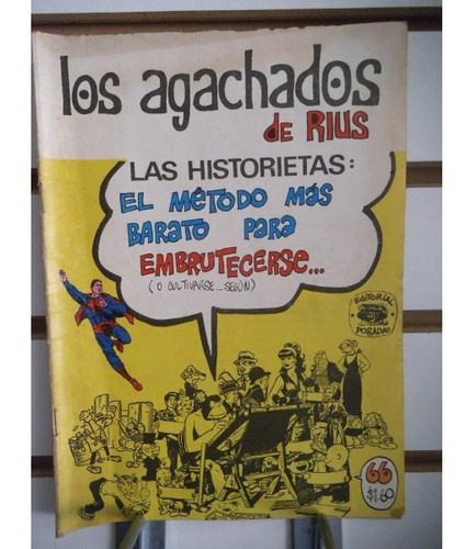 Comic Los Agachados De Rius 66 Editorial Posada Vintage