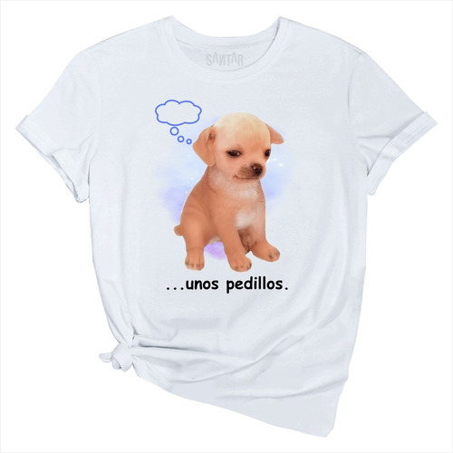 Unos Pedillos Perro Dog Meme Cheem Doge Playera Mujer