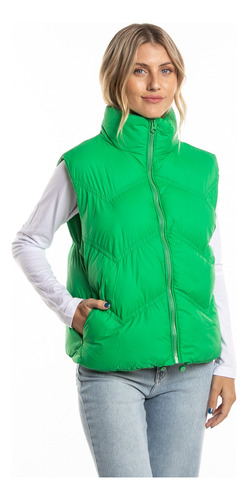 Chaleco Mujer Rusty Higher Puffer Vest